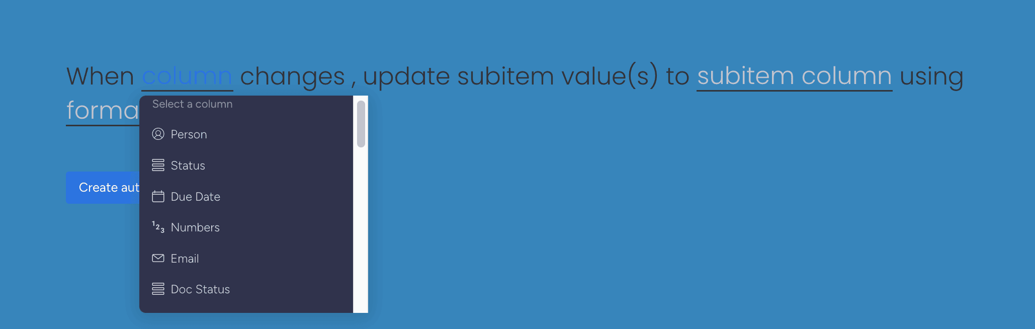 Available integrations