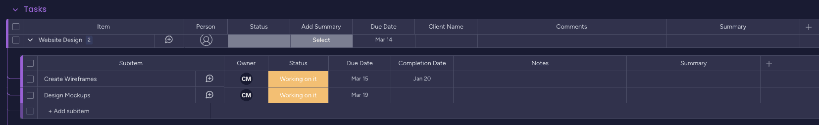 Available integrations