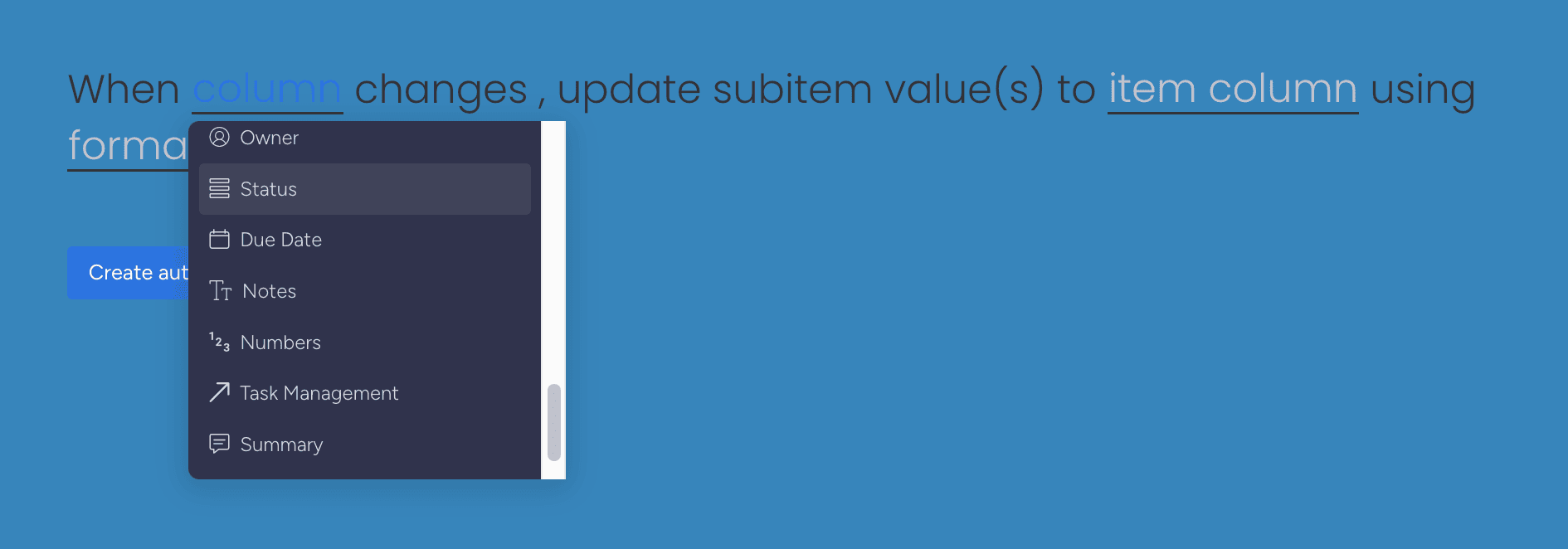 Available integrations