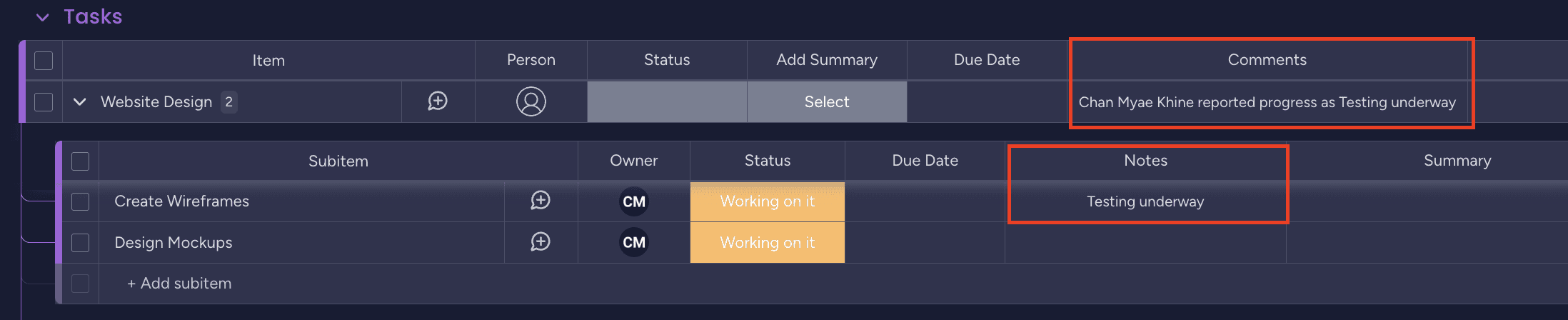 Available integrations