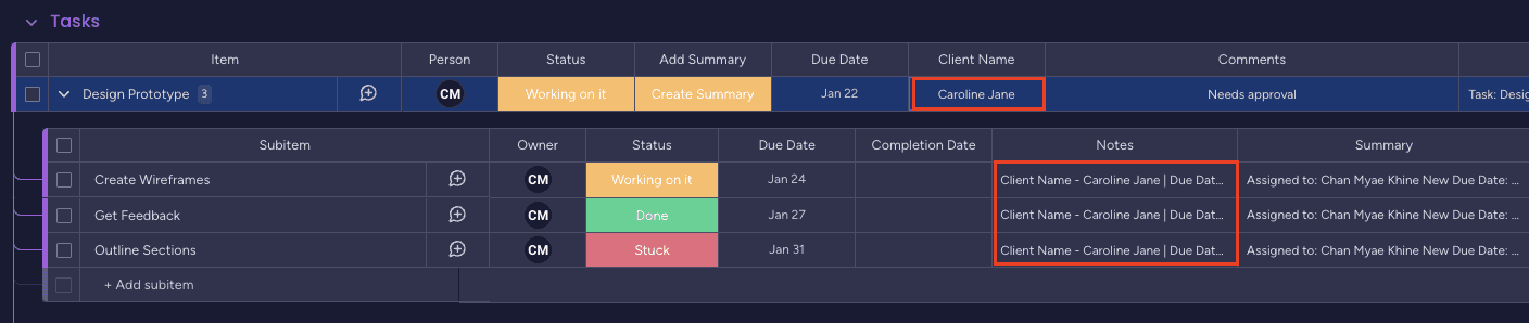 Available integrations
