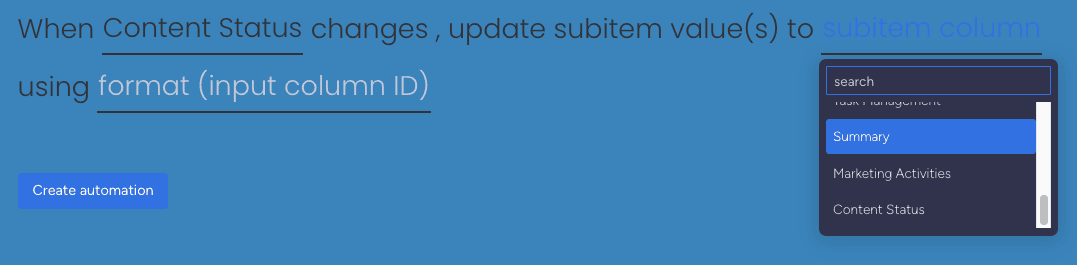 Available integrations