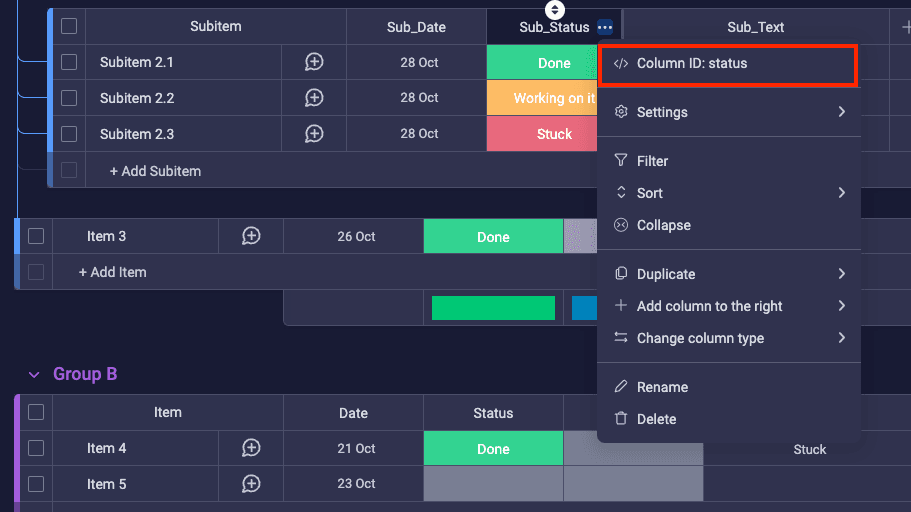 Available integrations